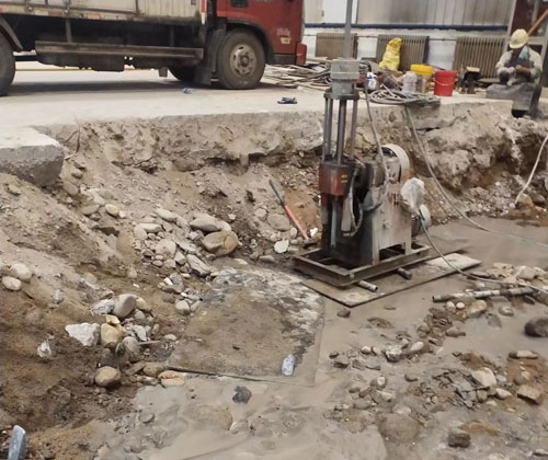 玉泉公路下沉压浆